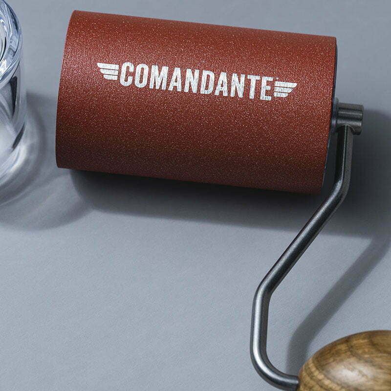 מטחנת קפה ידנית קומנדנטה כתום שקיעה -  Comandante C40 Nitro Blade Sunset - Image 3