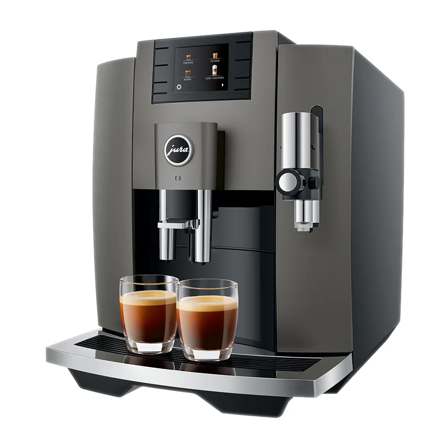 מכונת אספרסו Jura E8 Dark Inox נירוסטה כהה דור 3 - Image 2