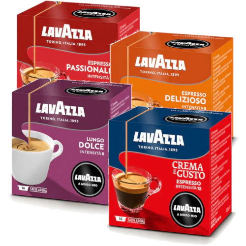 16 ืงืคืกืืืืช INTENSO ืฉื Lavazza Amodo-Mio ืืงืืจืืืช - Image 2