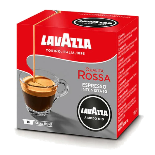 16 ืงืคืกืืืืช Qualita ROSSA ืฉื Lavazza Amodo-Mio ืืงืืจืืืช