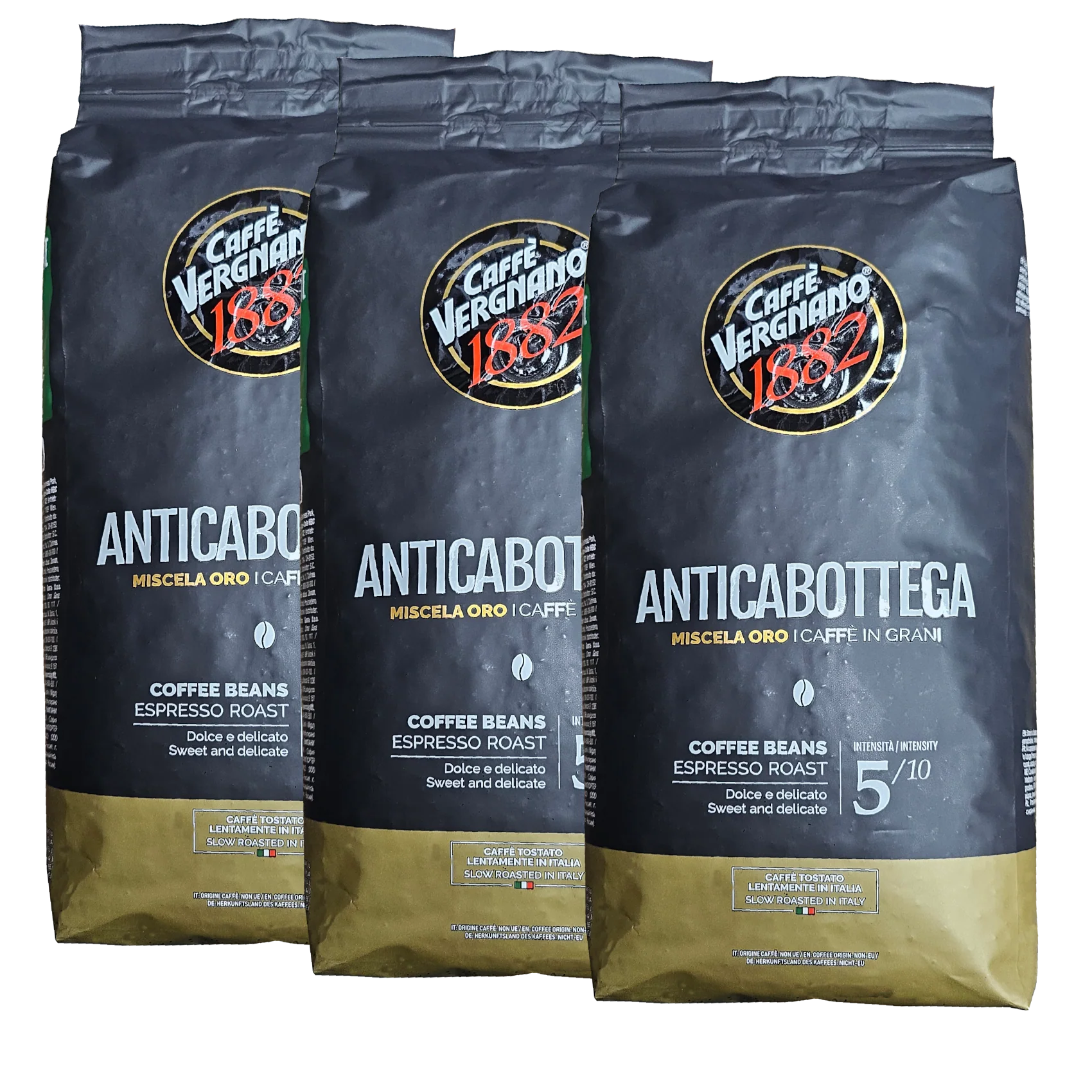3 ק"ג פולי קפה ורניאנו אנטיקה בוטקה Vergnano 1882 Antica Bottega
