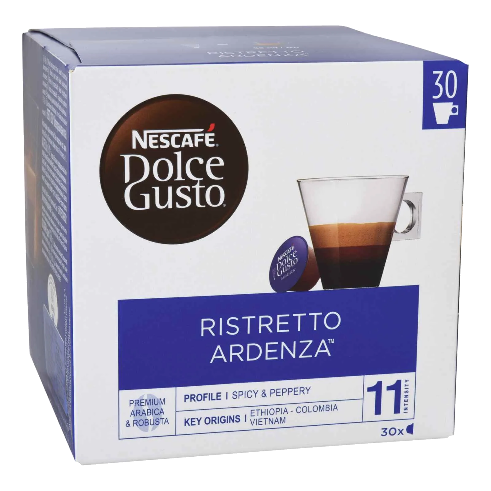 30 קפסולות אספרסו ארדנזה של Nescafe דולצ'ה גוסטו
