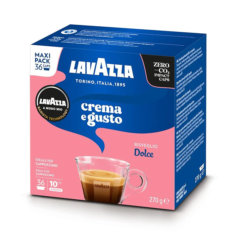 36 ืงืคืกืืืืช Crema E Gusto Dolce ืฉื Lavazza Amodo-Mio ืืงืืจืืืช