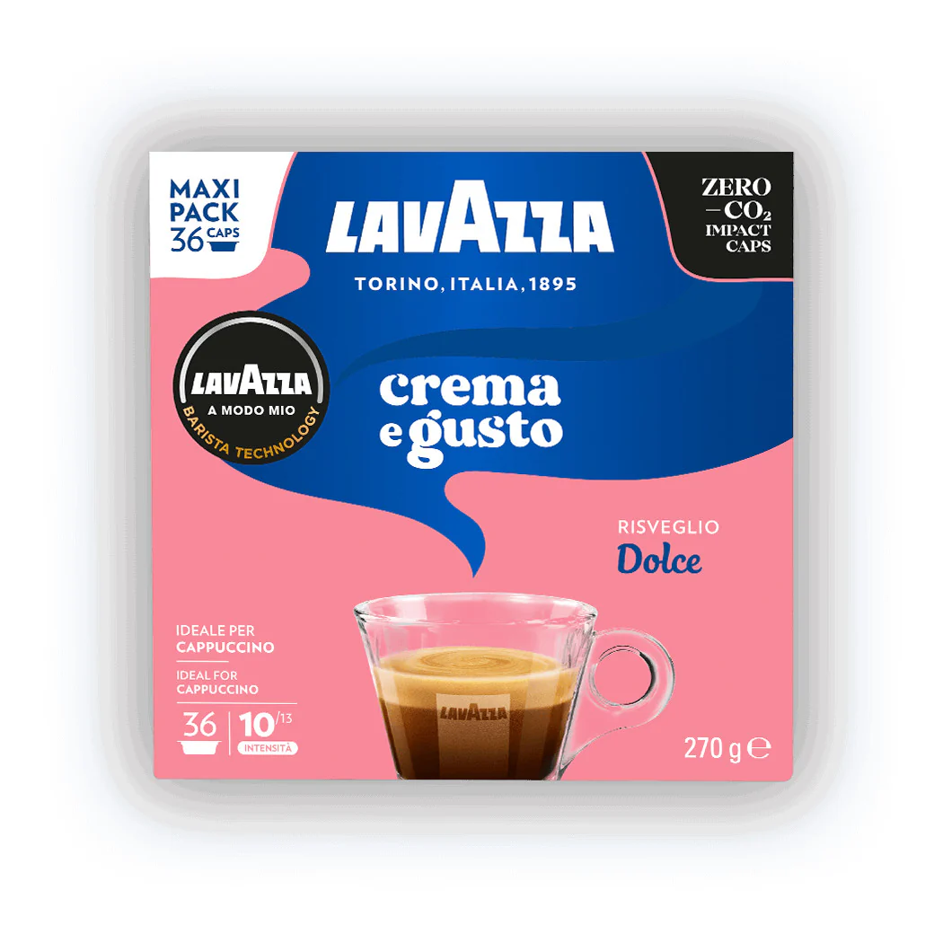 36 ืงืคืกืืืืช Crema E Gusto Dolce ืฉื Lavazza Amodo-Mio ืืงืืจืืืช - Image 2