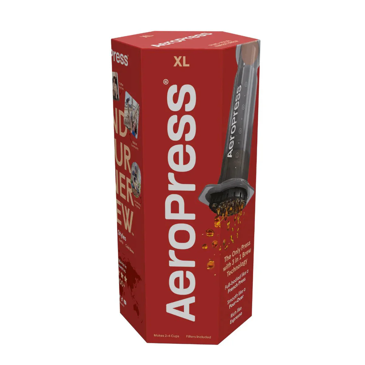 ืืืจืืคืจืก ืืงืืจื, ืืืฉืืจ ืืืื ืช ืงืคื ืืืืื - Aeropress - Image 2