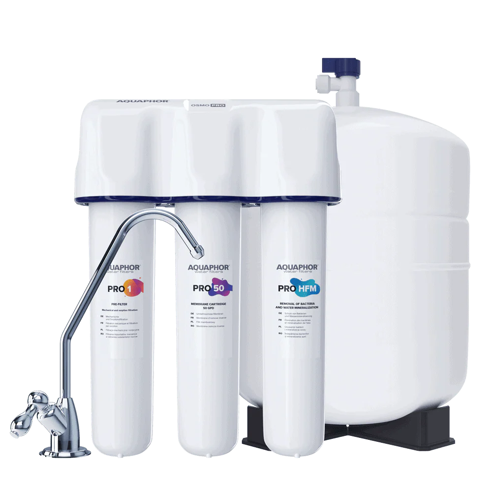 מערכת אוסמוזה הפוכה קומפקטית Aquaphor OSMO PRO 50