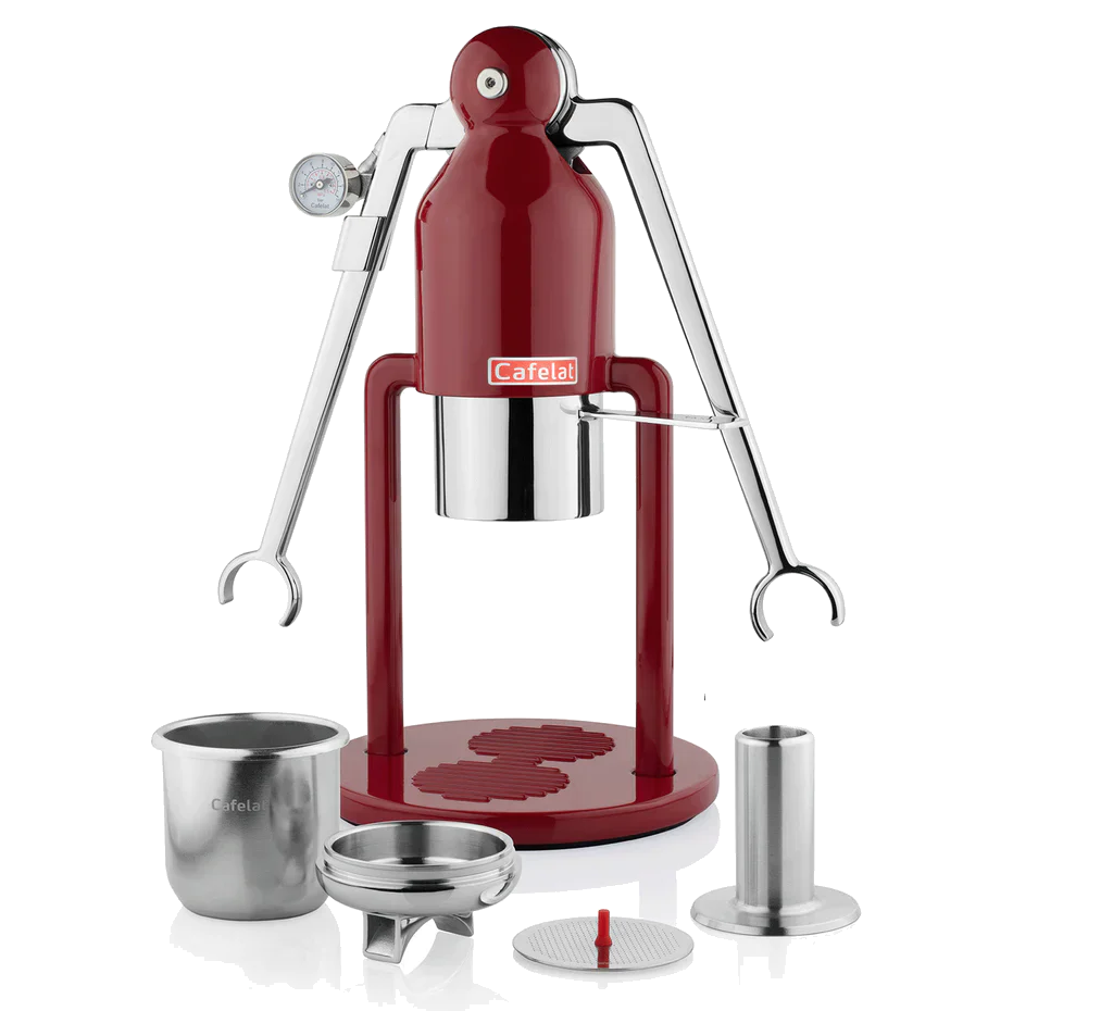 הרובוט של קפהלט בצבע אדום - Cafelat Barista Robot Red