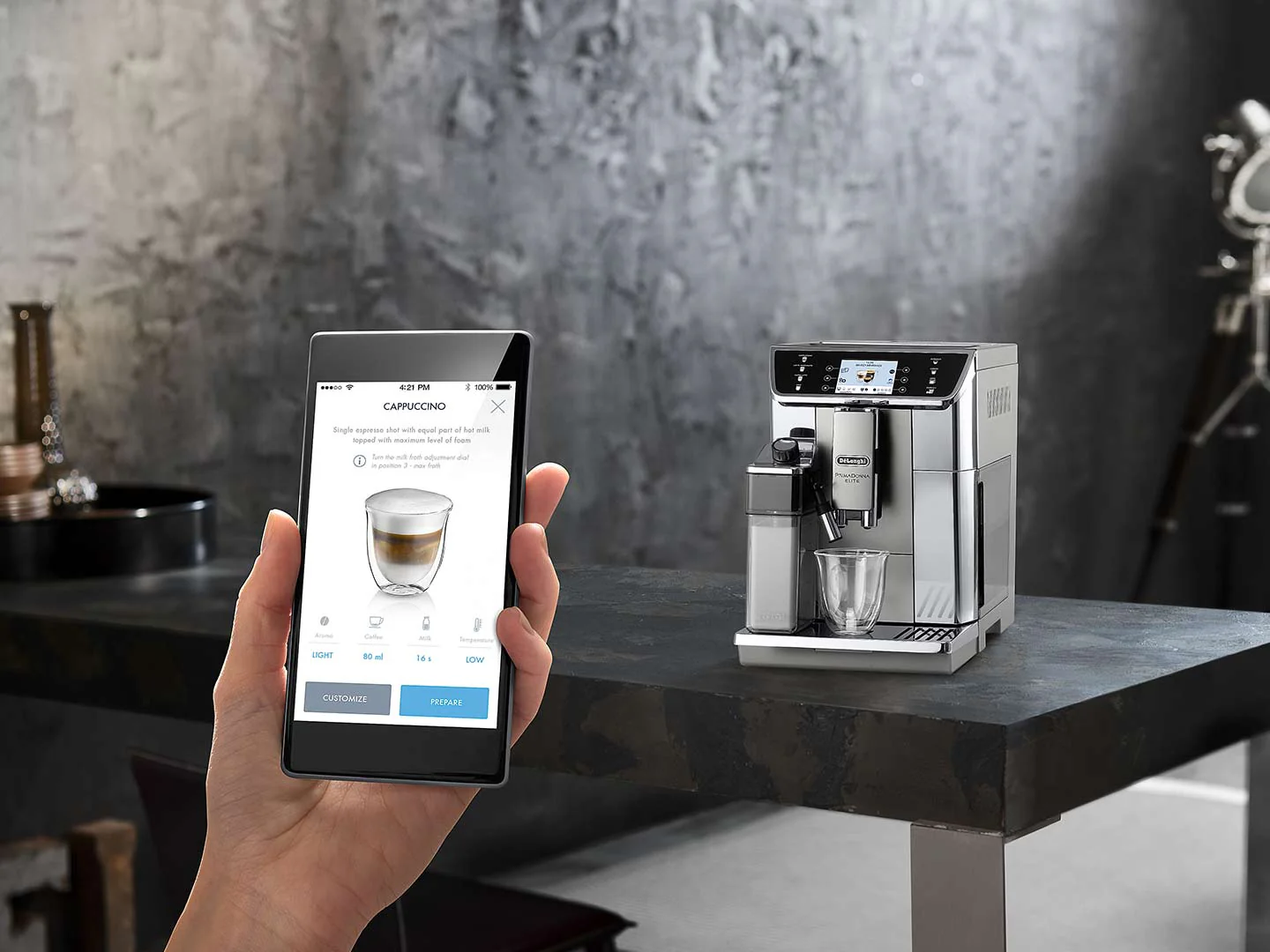 ืืืื ืช ืืกืคืจืกื Delonghi PrimaDonna Elite ECAM 650.55.MS - Image 5
