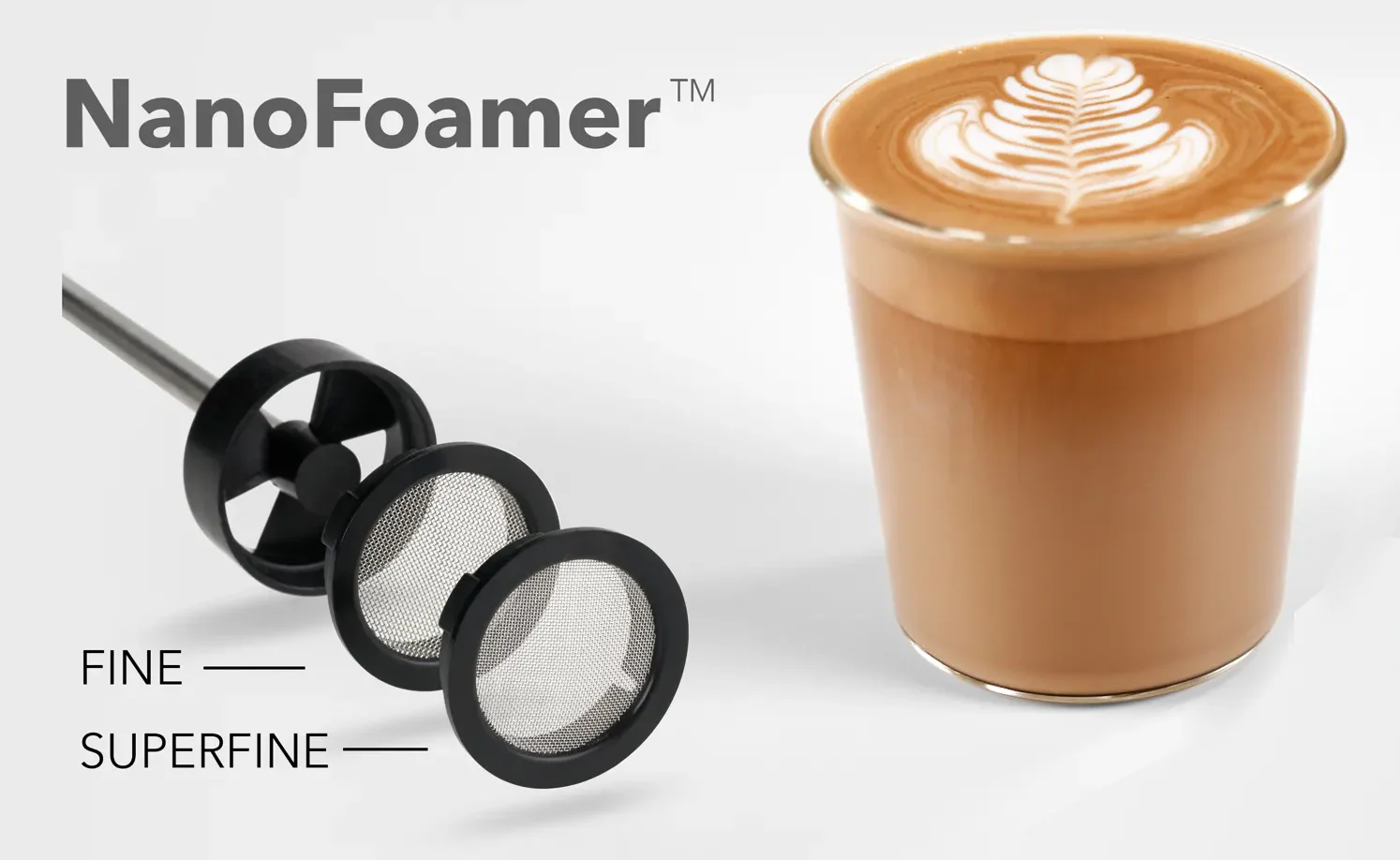 מקציף החלב (יש גם צבע לבן) NanoFoamer Lithium עם סוללות נטענות - Image 7