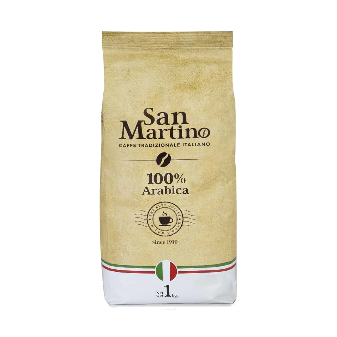 1 ק"ג פולי קפה ערביקה סאן מרטינו 100% ערביקה San Martino