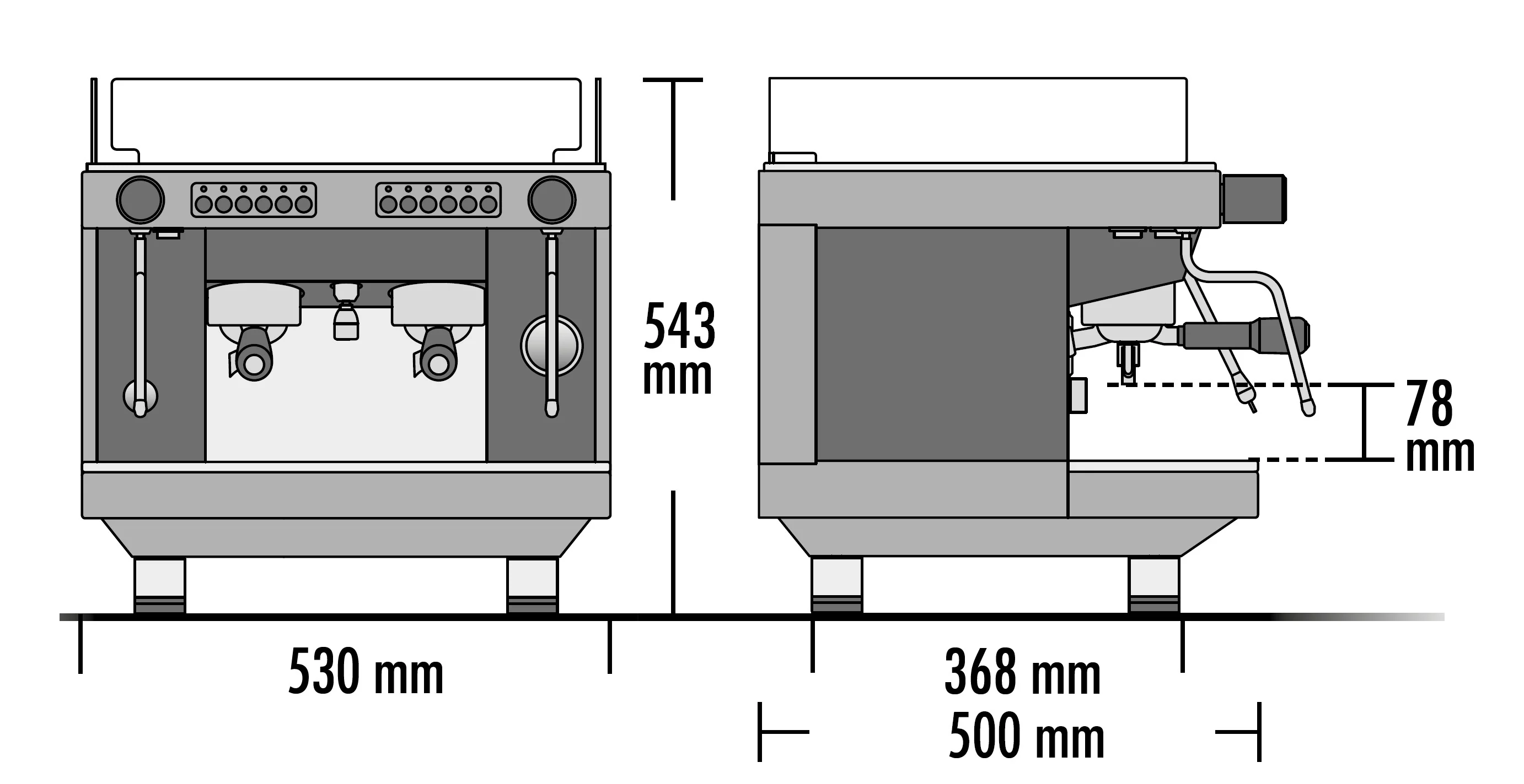 מכונת אספרסו תעשייתית שני ראשים - SanRemo Zoe Compact - Image 3
