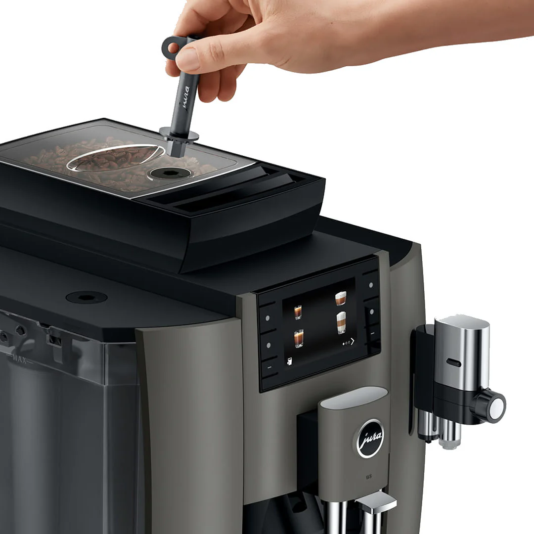מכונת אספרסו Jura W8 Dark Inox נירוסטה כהה - Image 4